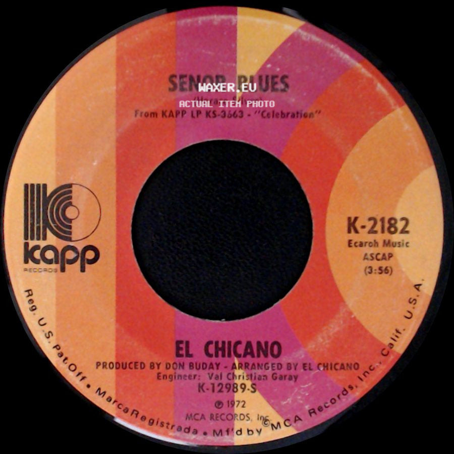 El Chicano - Senor Blues / Satisfy Me Woman side A
