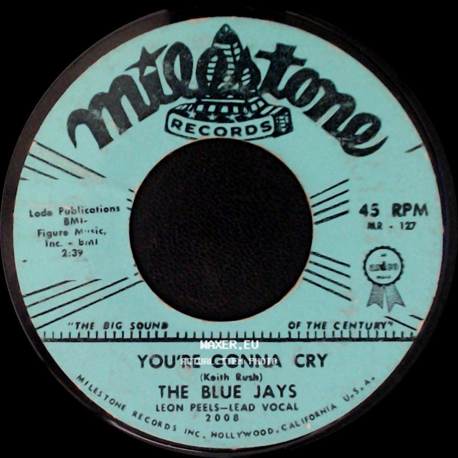 The Blue Jays - You're Gonna Cry / Lover's Island side A