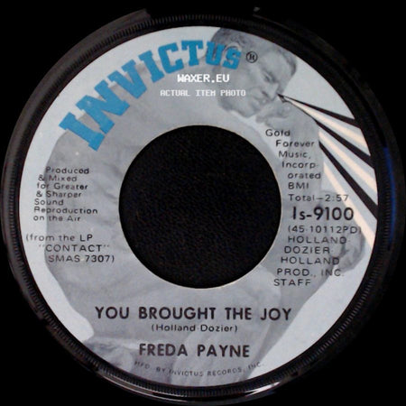 Freda Payne - You Brought The Joy / Suddenly It's Yesterday side A