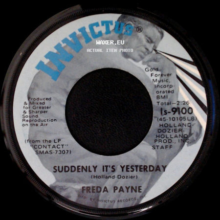 Freda Payne - You Brought The Joy / Suddenly It's Yesterday side B