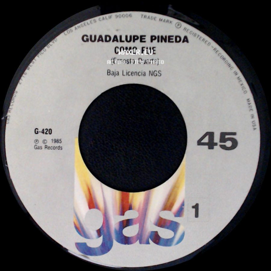 Guadalupe Pineda - El Unicornio Azul / Como Fue side B