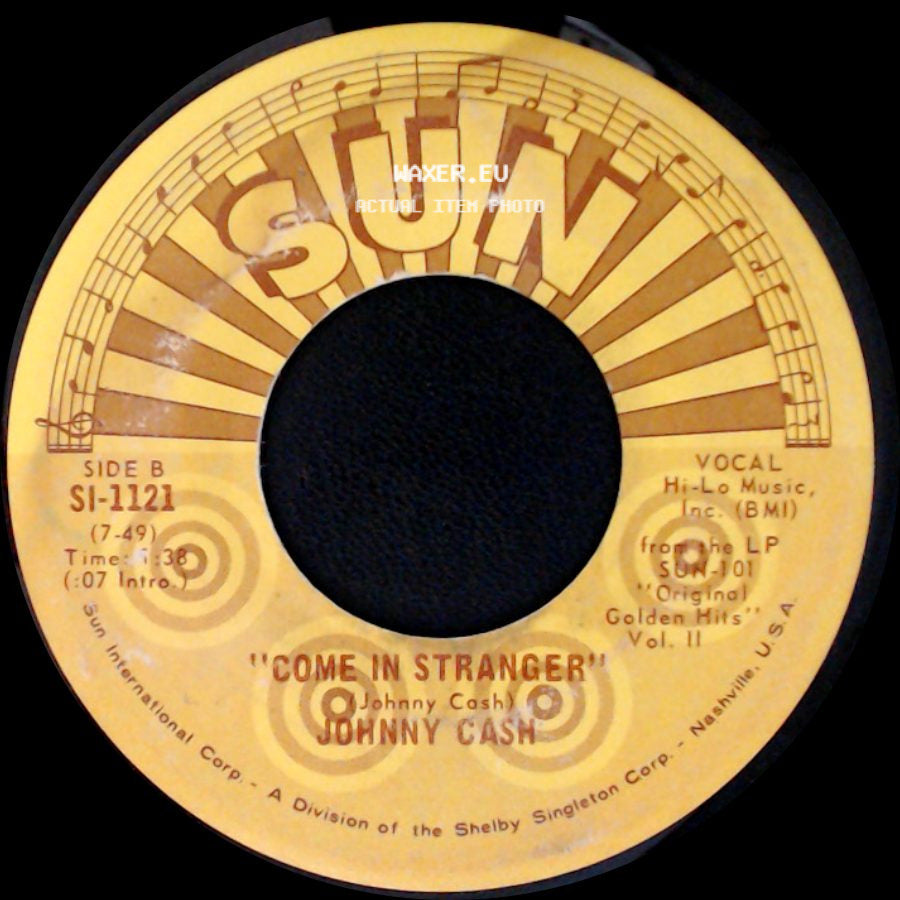 Johnny Cash - Big River / Come In Stranger side B