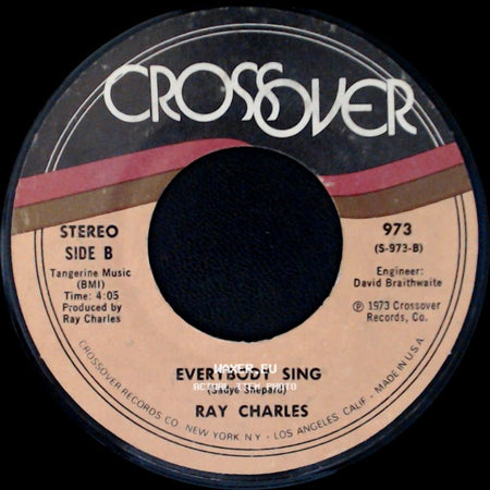 Ray Charles - Come Live With Me / Everybody Sing side B
