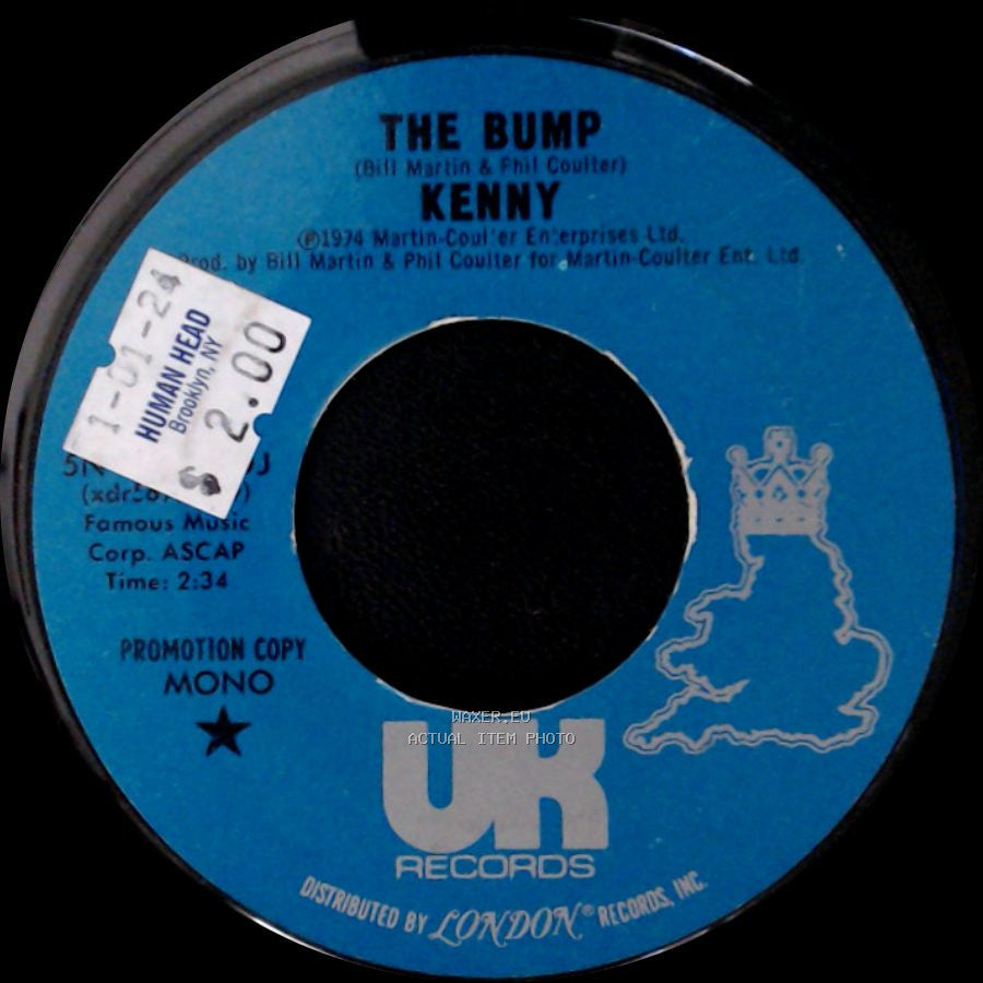 Kenny - The Bump / The Bump side A