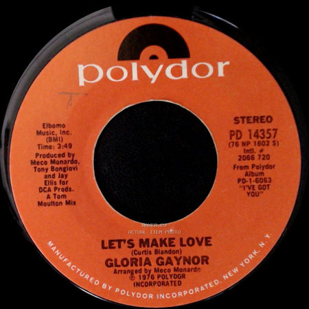 Gloria Gaynor - Let's Make A Deal / Let's Make Love side B