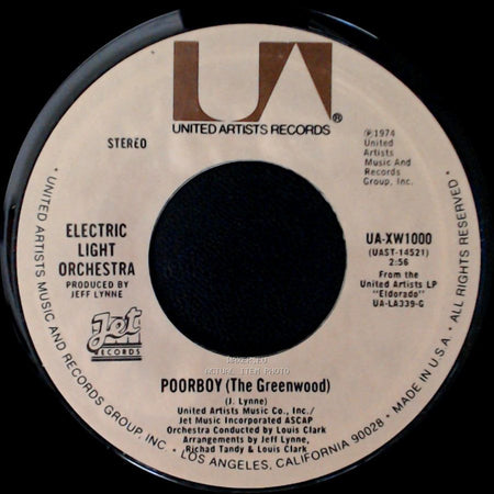 Electric Light Orchestra - Telephone Line / Poorboy (The Greenwood) side B