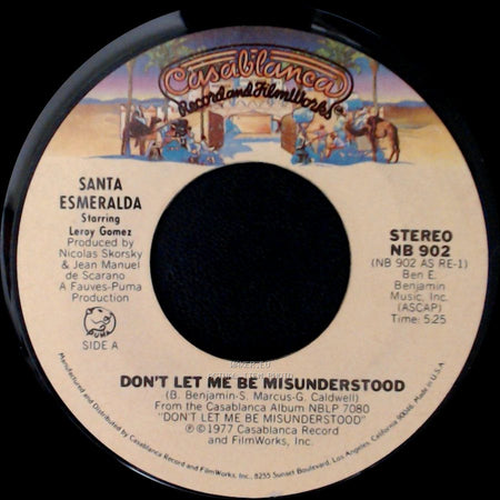 Santa Esmeralda - Don't Let Me Be Misunderstood / You're My Everything side A