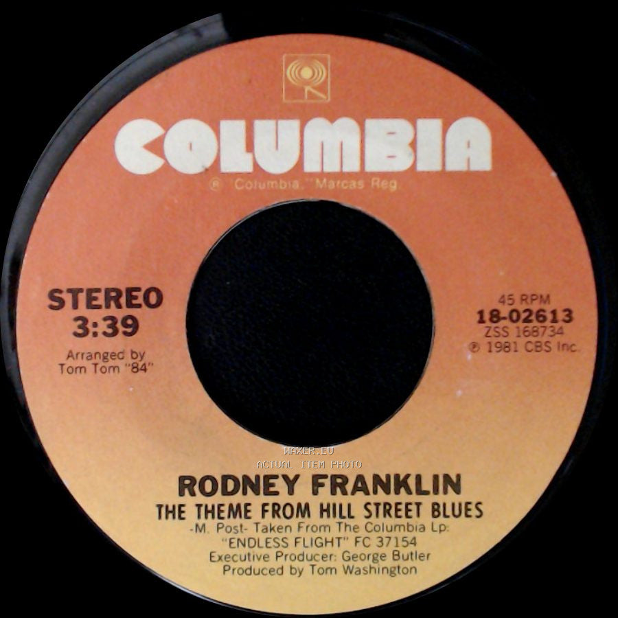 Rodney Franklin - Mensaje De Dios (Message From God) / The Theme From Hill Street Blues side B
