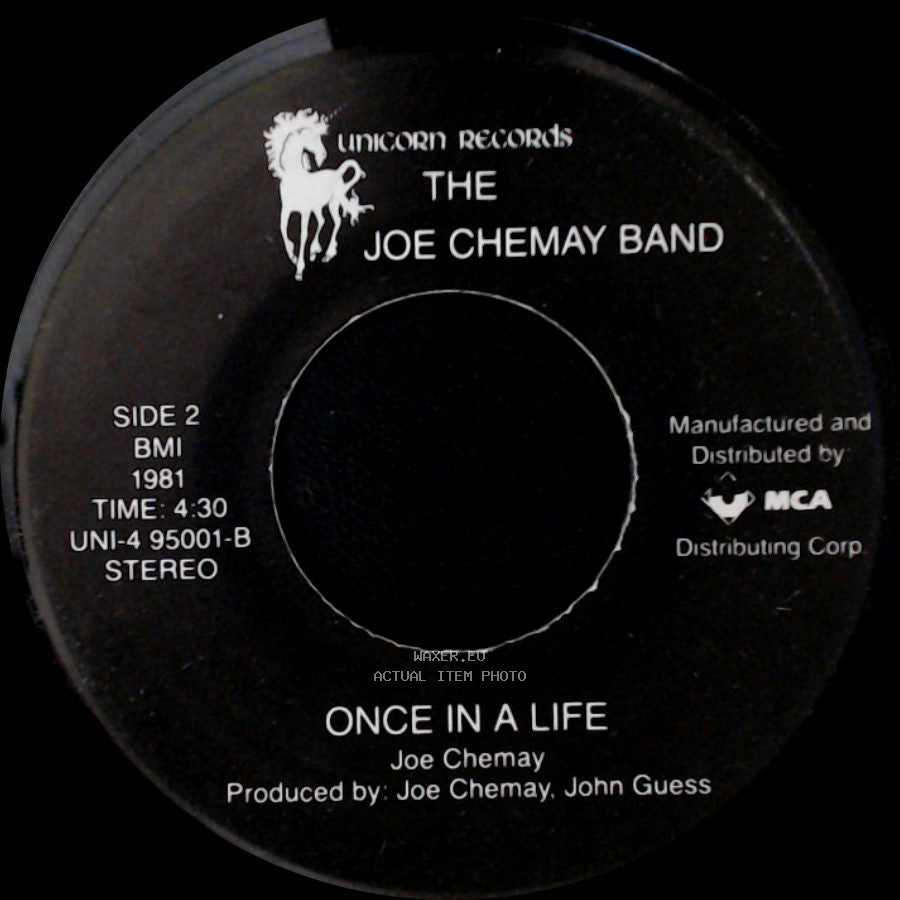 The Joe Chemay Band - Proud / Once In A Life side B