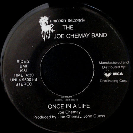 The Joe Chemay Band - Proud / Once In A Life side B