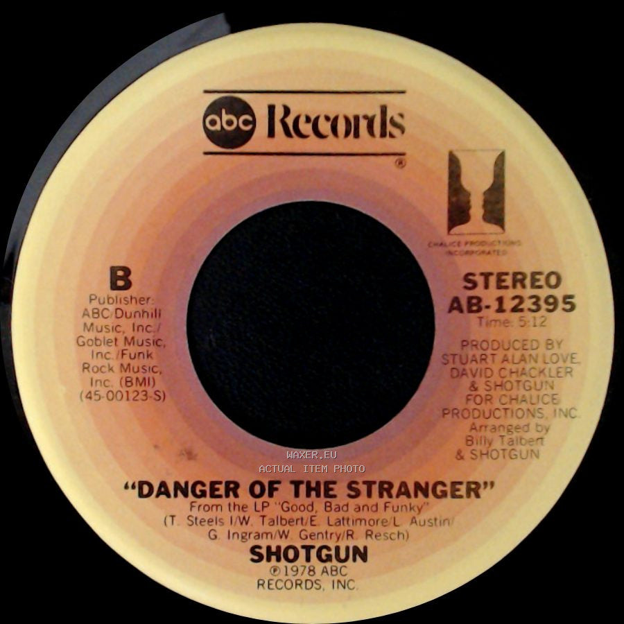 Shotgun - Love Attack / Danger Of The Stranger side B