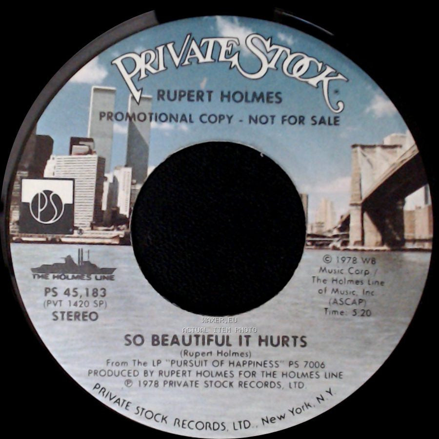 Rupert Holmes - Bedside Companions / So Beautiful It Hurts side B