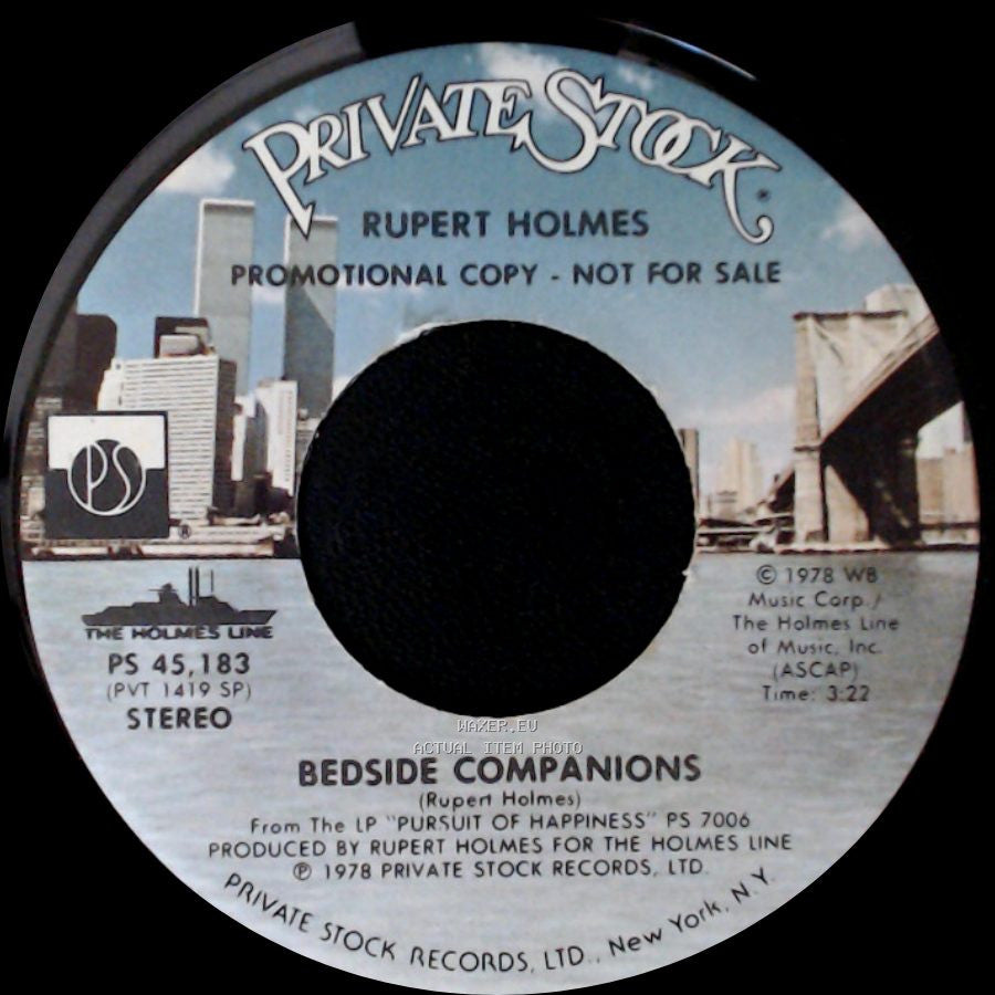Rupert Holmes - Bedside Companions / So Beautiful It Hurts side A