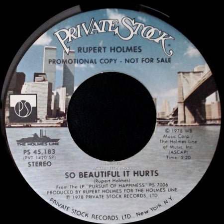 Rupert Holmes - Bedside Companions / So Beautiful It Hurts side B