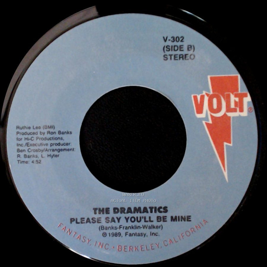The Dramatics - Bridge Over Troubled Water / Please Say You'll Be Mine side B