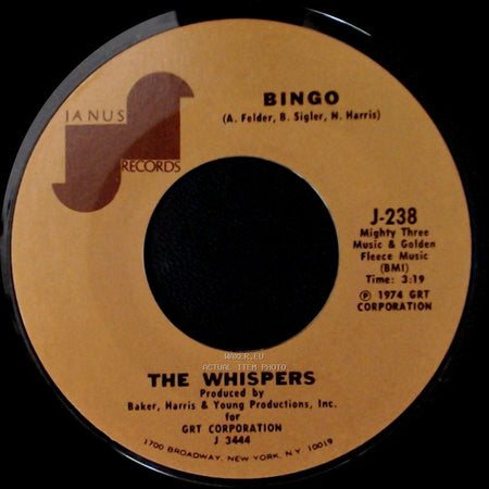 The Whispers - Bingo / Once More With Feeling side A