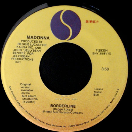 Madonna - Borderline / Think Of Me side A