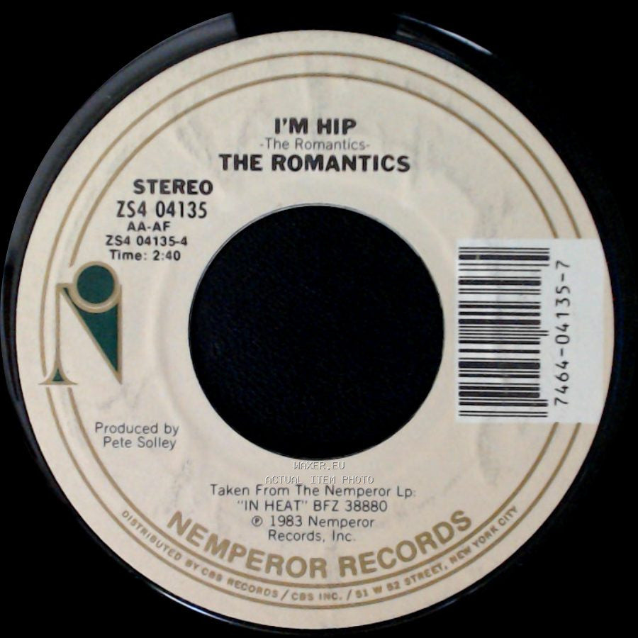 The Romantics - Talking In Your Sleep / I'm Hip side B