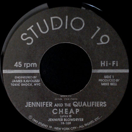 Jennifer And The Qualifiers - Cheap / Goody, Goody side A