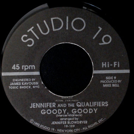 Jennifer And The Qualifiers - Cheap / Goody, Goody side B