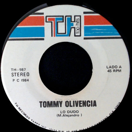 Tommy Olivencia - Lo Dudo / Aha-Uhum side A
