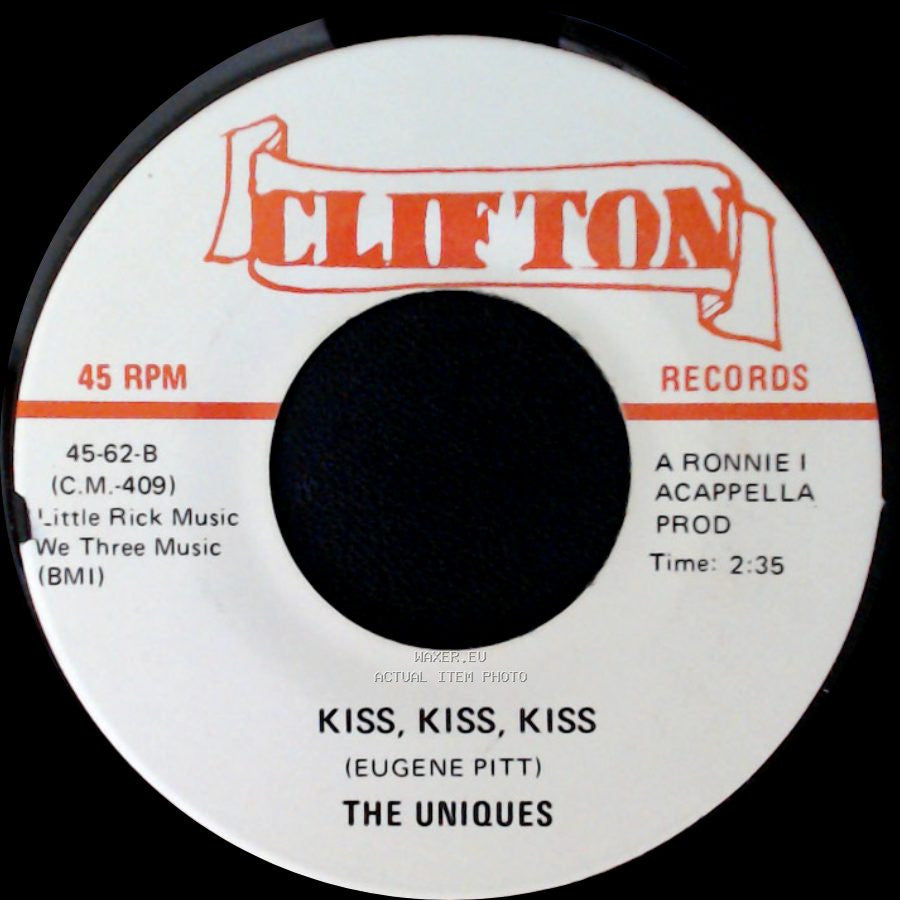 The Uniques - Kiss, Kiss, Kiss / After New Year's Eve side A