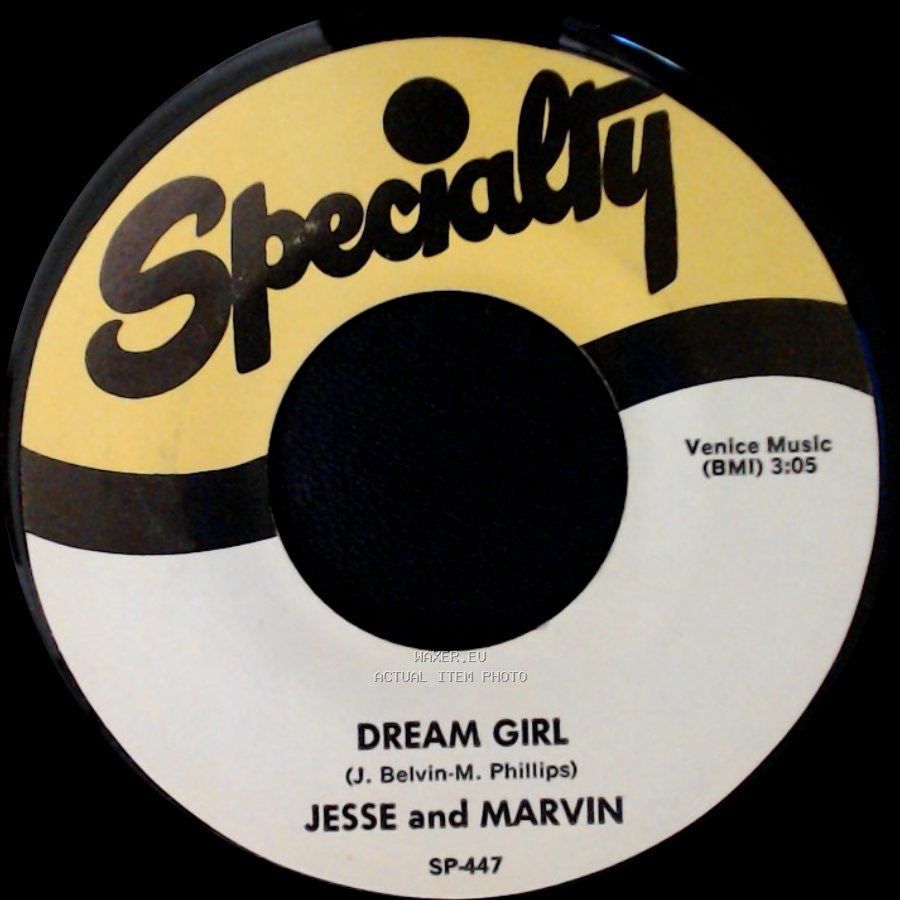 Jesse And Marvin - Dream Girl / Daddy Loves Baby side A