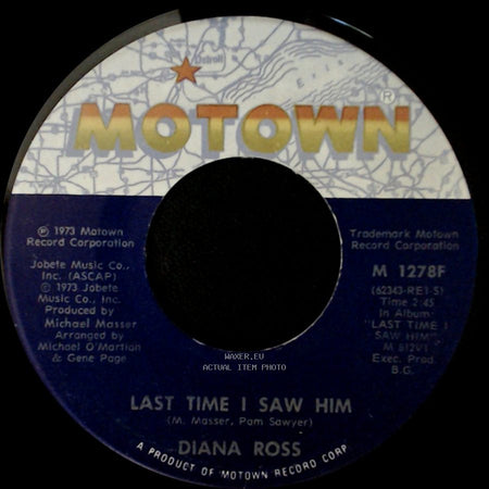 Diana Ross - Last Time I Saw Him / Save The Children side A