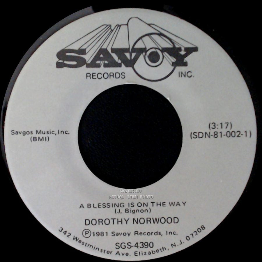 Dorothy Norwood - Look What They've Done To My Child / A Blessing Is On The Way side B
