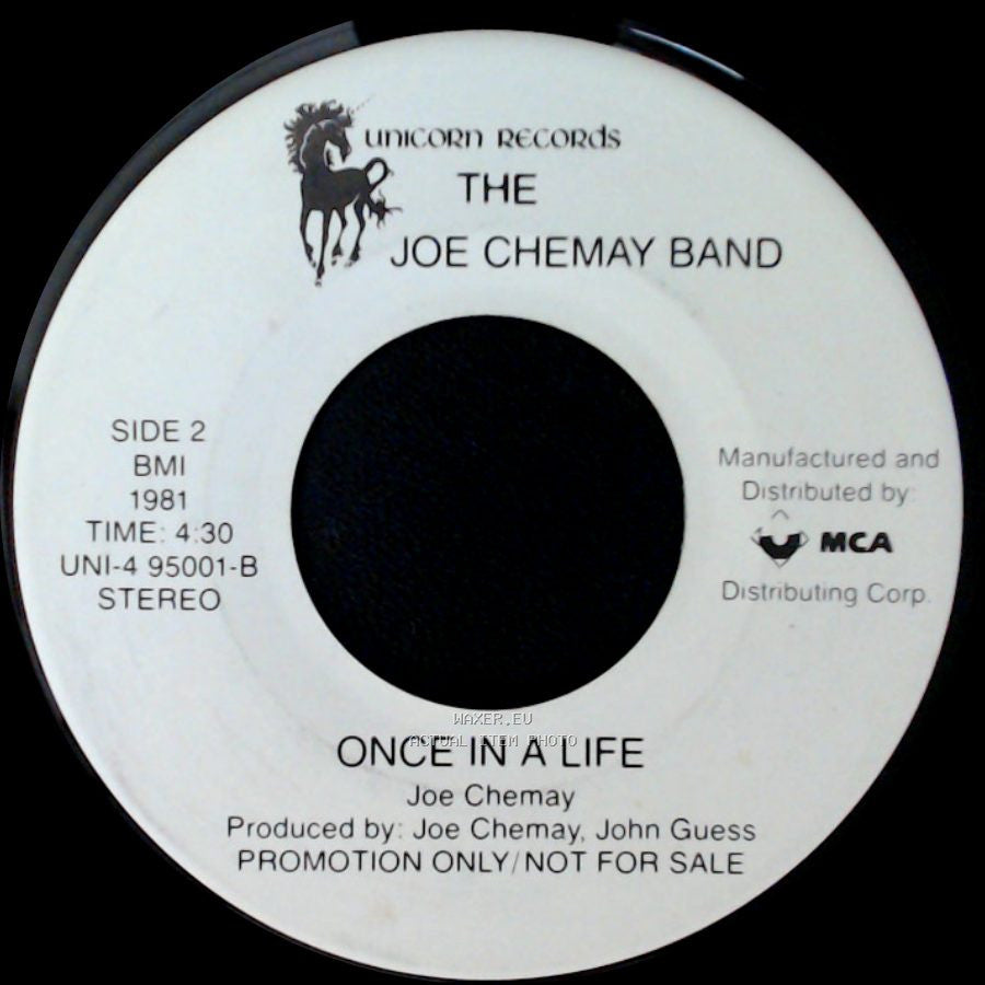The Joe Chemay Band - Proud / Once In A Life side B
