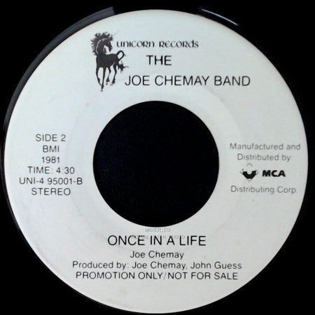 The Joe Chemay Band - Proud / Once In A Life side B