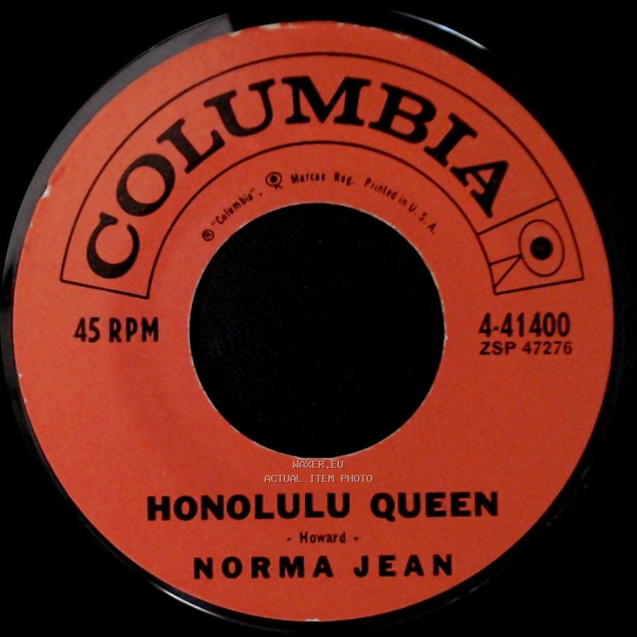 Norma Jean - Honolulu Queen / Chapel Bells side A