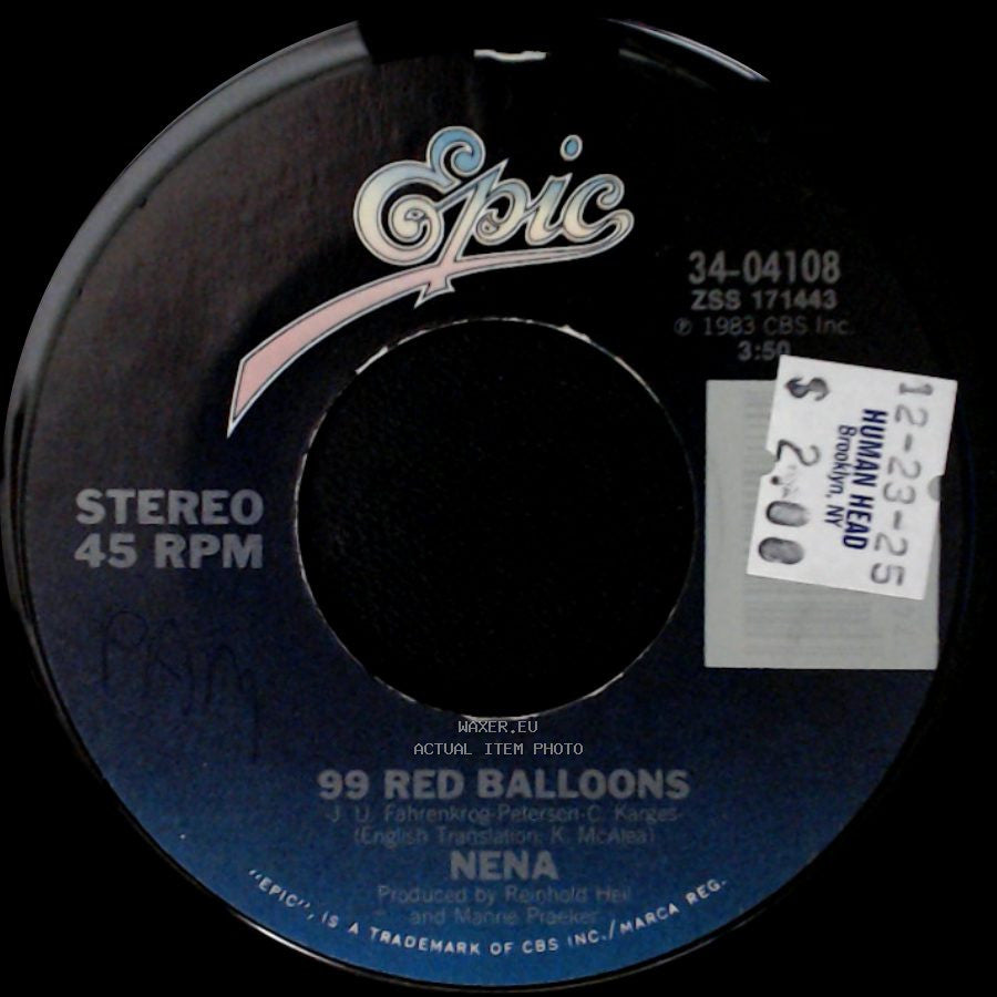 Nena - 99 Red Balloons / 99 Luftballons side A