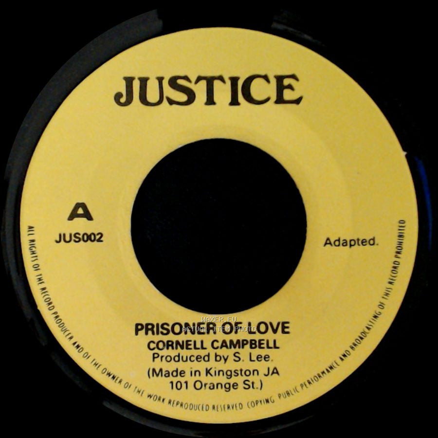 Cornell Campbell / Agrovators - Prisoner Of Love / Version side A