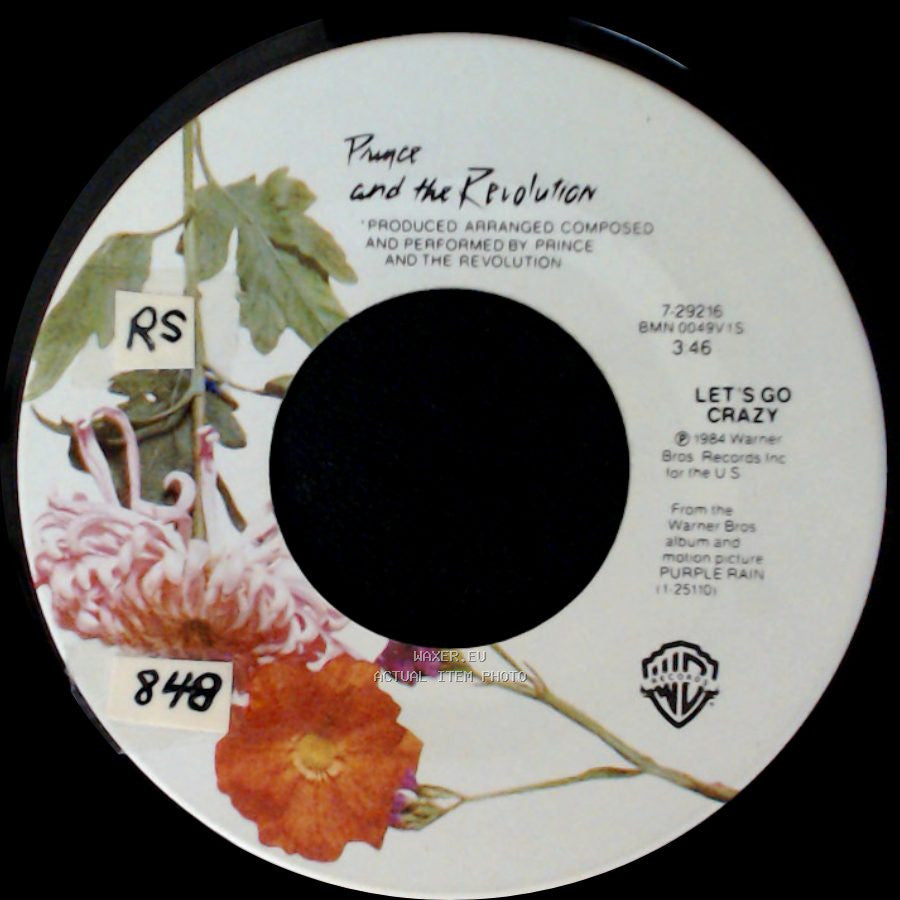 Prince And The Revolution - Let's Go Crazy / Erotic City side A