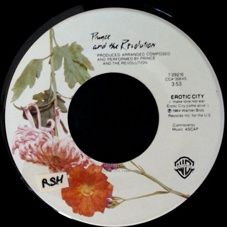 Prince And The Revolution - Let's Go Crazy / Erotic City side B