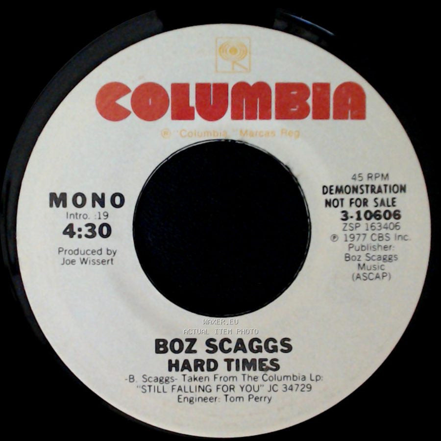 Boz Scaggs - Hard Times / Hard Times side B