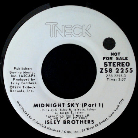 Isley Brothers - Midnight Sky (Part 1) / Midnight Sky (Part 1) side A