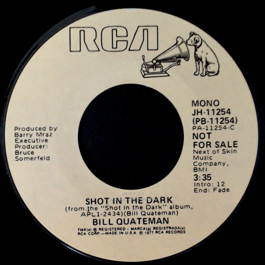 Bill Quateman - Shot In The Dark / Shot In The Dark side A
