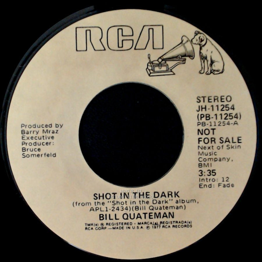 Bill Quateman - Shot In The Dark / Shot In The Dark side B