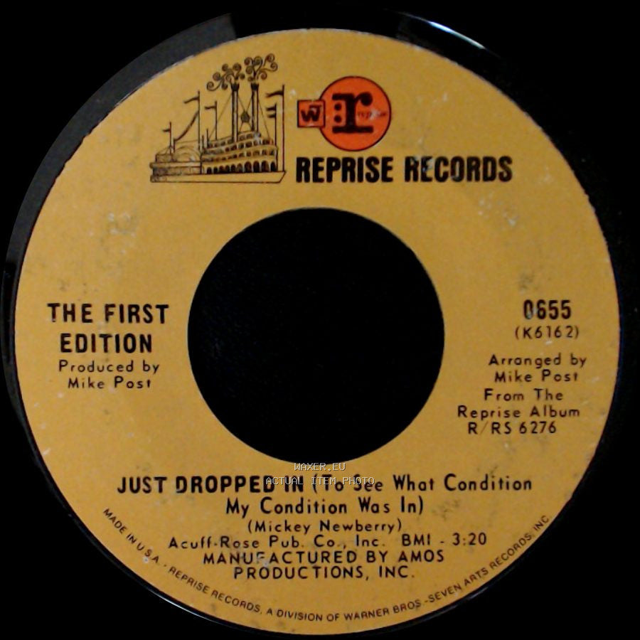 The First Edition - Just Dropped In (To See What Condition My Condition Was In) / Shadow In The Corner Of Your Mind side A