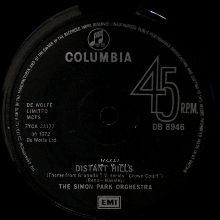 The Simon Park Orchestra - Distant Hills / Eye Level side A