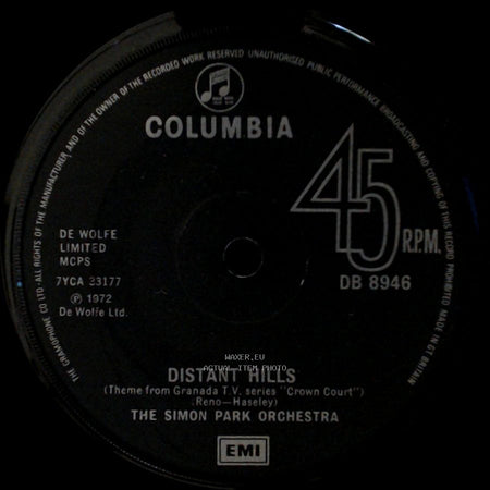 The Simon Park Orchestra - Distant Hills / Eye Level side A