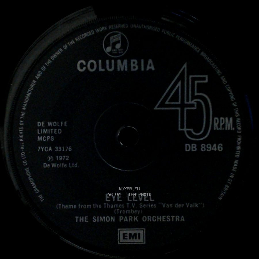 The Simon Park Orchestra - Distant Hills / Eye Level side B