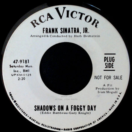 Frank Sinatra, Jr. - Shadows On A Foggy Day / (As Long As You're Not In Love With Anyone Else) Why Don't You Fall In Love With Me side A