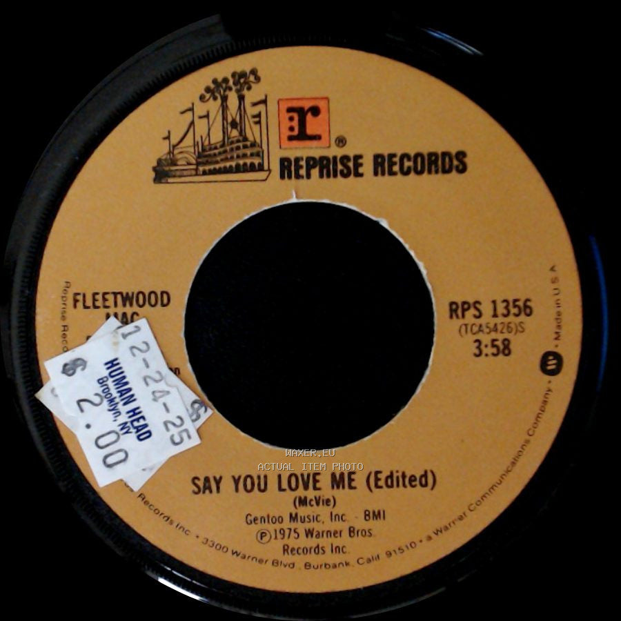 Fleetwood Mac - Say You Love Me (Edited) / Monday Morning side A