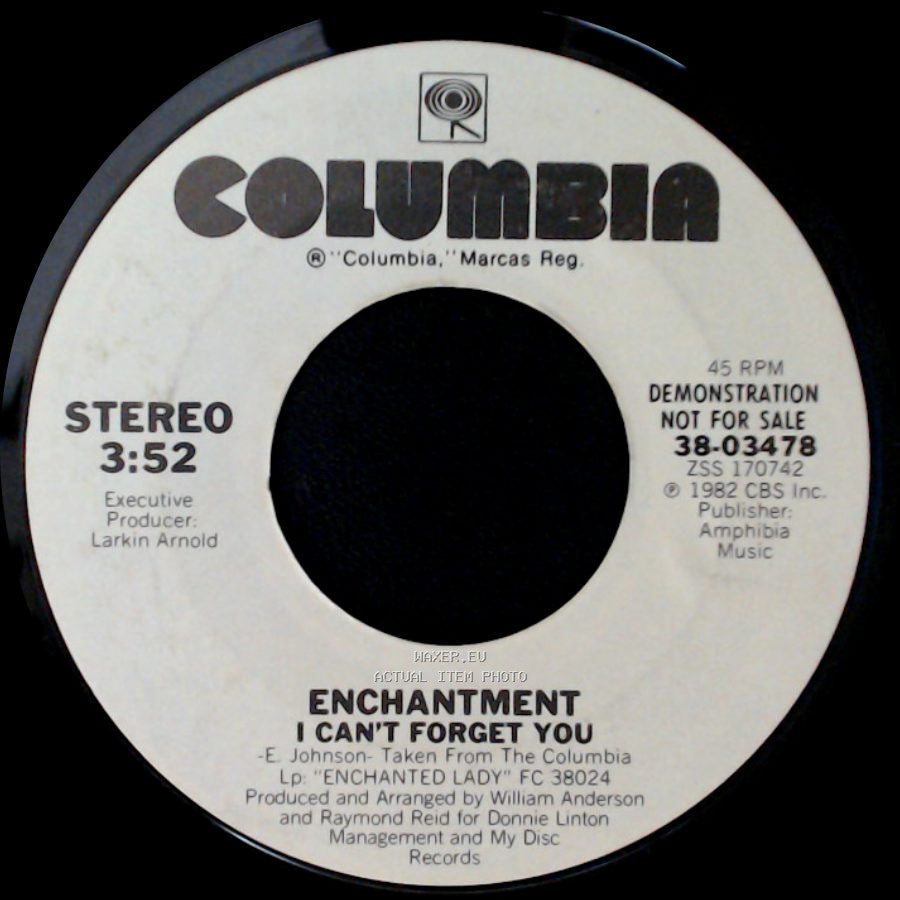 Enchantment - I Can't Forget You / I Can't Forget You side B