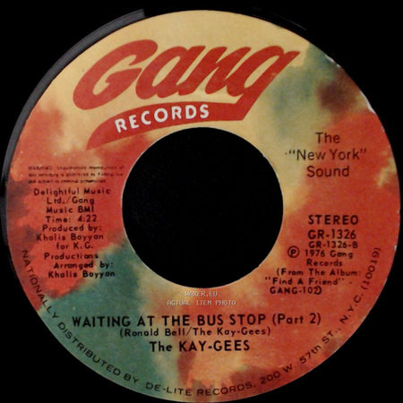The Kay-Gees - Waiting At The Bus Stop (Part 1) / Waiting At The Bus Stop (Part 2) side B