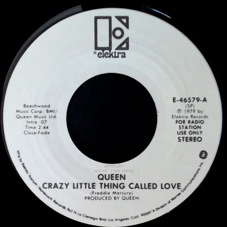 Queen - Crazy Little Thing Called Love / Crazy Little Thing Called Love side A