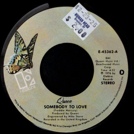Queen - White Man / Somebody To Love side B